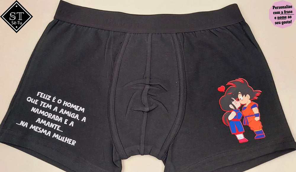 Boxer Dragon Ball - Feliz o Homem...